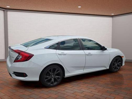 White 2020 Honda Civic Sport