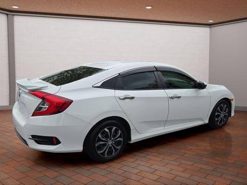 White 2018 Honda Civic LX
