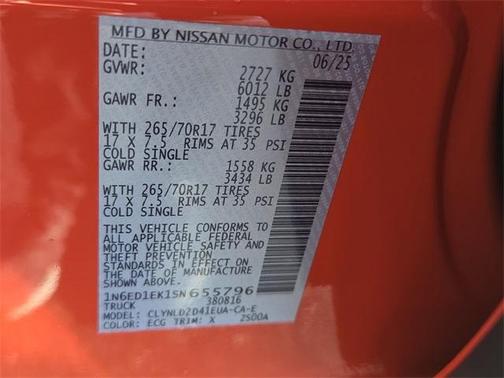 2025 Nissan Frontier PRO-4X