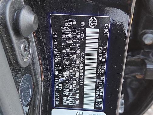 2015 Toyota Avalon XLE