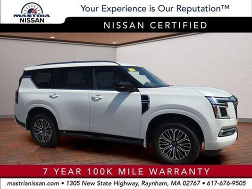 Aspen White 2025 Nissan Armada SL