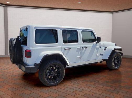 Bright White Clearcoat 2025 Jeep Wrangler 4xe Sahara