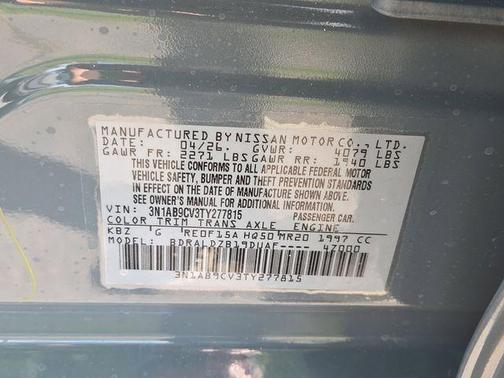Atlantic Gray M 2026 Nissan Sentra SV