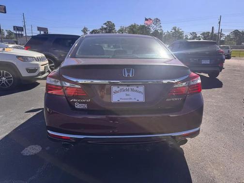 Red 2017 Honda Accord Sport CVT