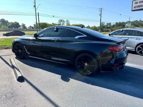 Black 2019 INFINITI Q60 3.0T LUXE