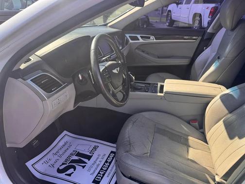 White 2015 Hyundai Genesis 3.8