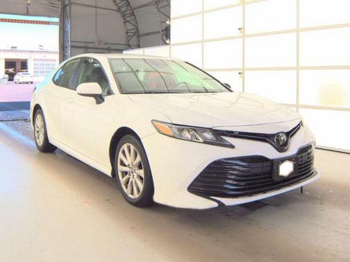 Super White 2019 Toyota Camry LE