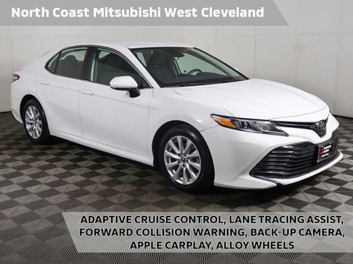 Super White 2019 Toyota Camry LE