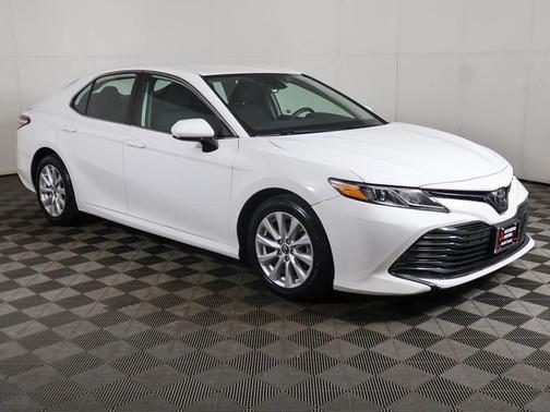 Super White 2019 Toyota Camry LE