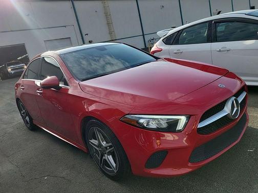 Red 2020 Mercedes-Benz A-Class 4MATIC