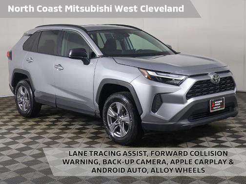 Silver Sky Metallic 2025 Toyota RAV4 Hybrid LE