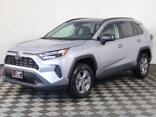 Silver Sky Metallic 2025 Toyota RAV4 Hybrid LE