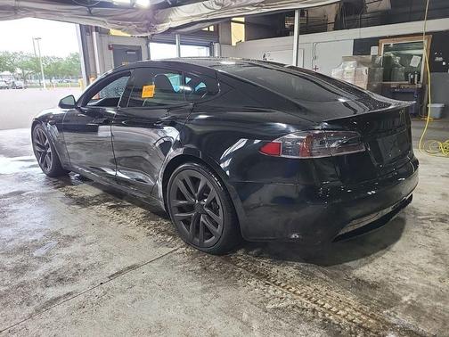 Solid Black 2021 Tesla Model S Plaid