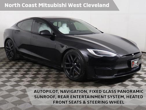 Solid Black 2021 Tesla Model S Plaid