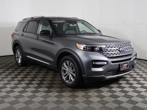 Gray Metallic 2023 Ford Explorer Limited