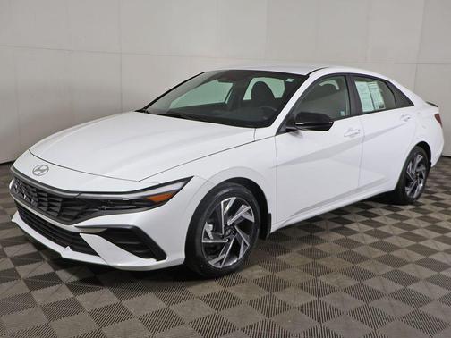 Serenity White 2025 Hyundai ELANTRA Sport