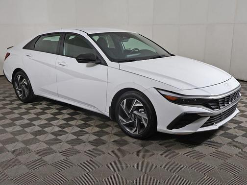 Serenity White 2025 Hyundai ELANTRA Sport