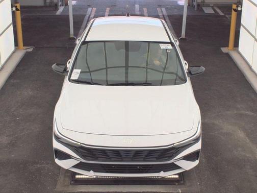 Serenity White 2025 Hyundai ELANTRA Sport
