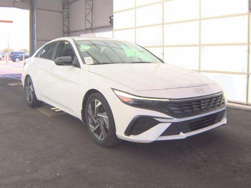 Serenity White 2025 Hyundai ELANTRA Sport