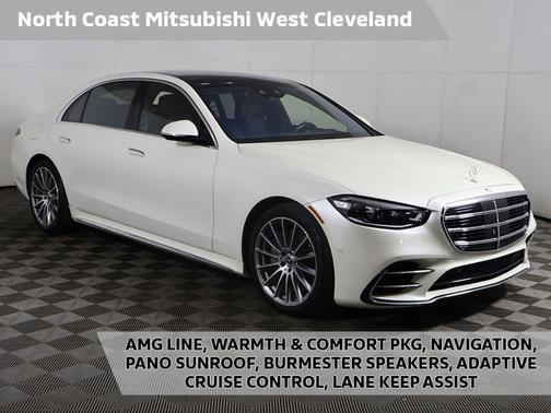 White 2023 Mercedes-Benz S-Class 4MATIC