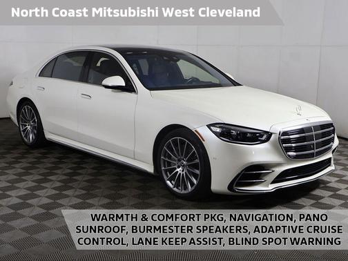 White 2023 Mercedes-Benz S-Class 4MATIC