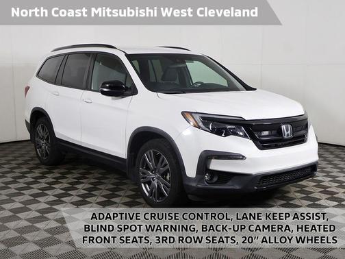 Platinum White Pearl 2022 Honda Pilot AWD Sport