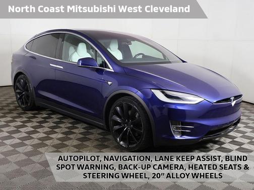 Deep Blue Metallic 2018 Tesla Model X 100D