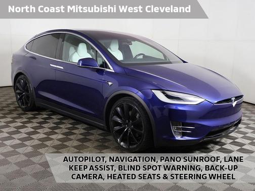 Deep Blue Metallic 2018 Tesla Model X 100D