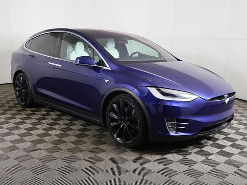 Deep Blue Metallic 2018 Tesla Model X 100D