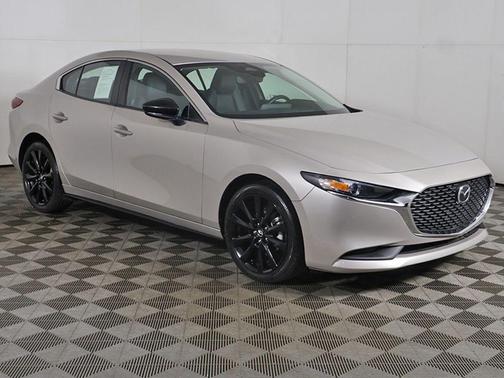 Platinum Quartz Metallic 2025 Mazda Mazda3 2.5 S Select Sport