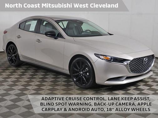 Platinum Quartz Metallic 2025 Mazda Mazda3 2.5 S Select Sport