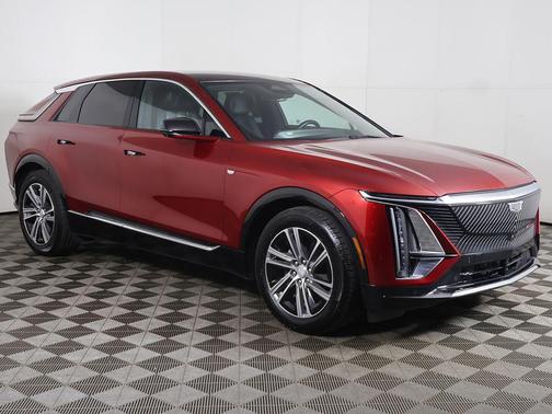 Radiant Red Tintcoat 2024 Cadillac LYRIQ Luxury