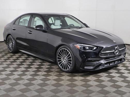 Black 2024 Mercedes-Benz C-Class C 300 4MATIC