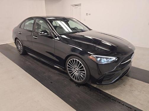Black 2024 Mercedes-Benz C-Class C 300 4MATIC