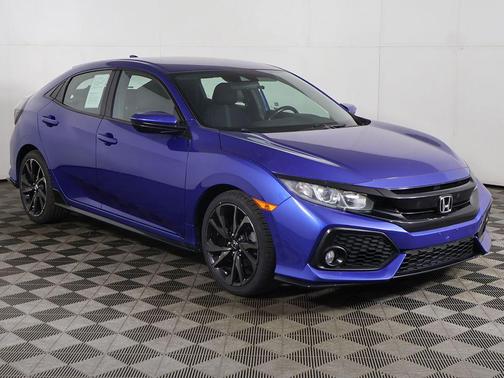 Aegean Blue Metallic 2019 Honda Civic Sport