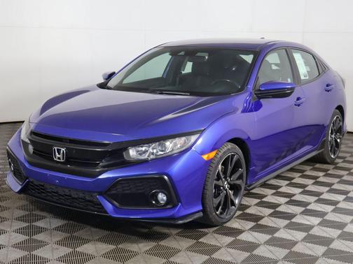 Aegean Blue Metallic 2019 Honda Civic Sport