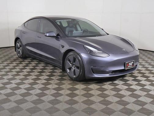 Gray 2021 Tesla Model 3 Long Range