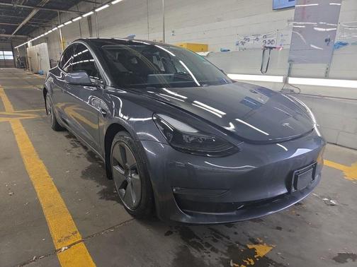 Gray 2021 Tesla Model 3 Long Range