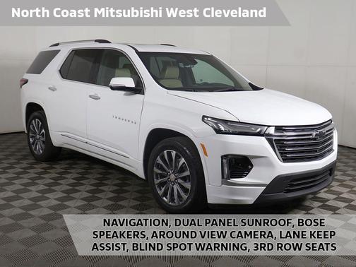 Summit White 2023 Chevrolet Traverse Premier