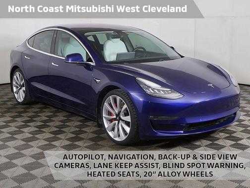 Deep Blue Metallic 2018 Tesla Model 3 Performance