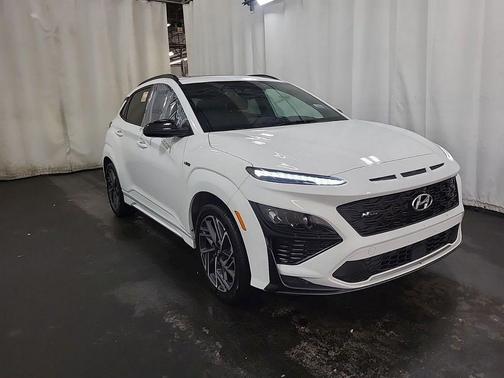 Lunar White 2022 Hyundai KONA N Line