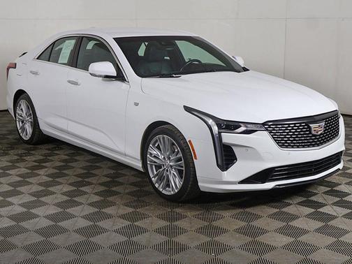 Summit White 2022 Cadillac CT4 Premium Luxury