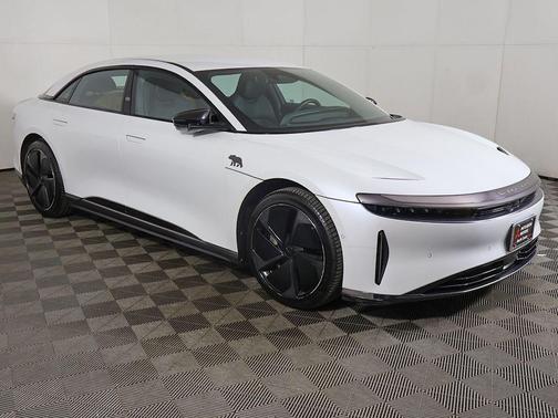 Stellar White Metallic 2024 Lucid Air Touring