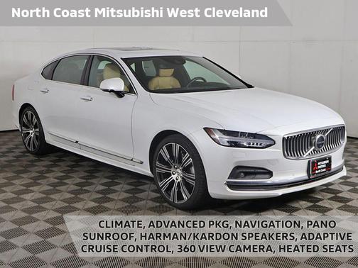 Crystal White Metallic 2021 Volvo S90 T6 Inscription