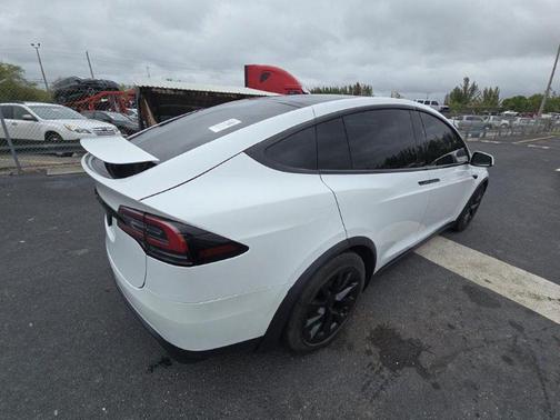 Pearl White Multi-Coat 2022 Tesla Model X Dual Motor All-Wheel Drive