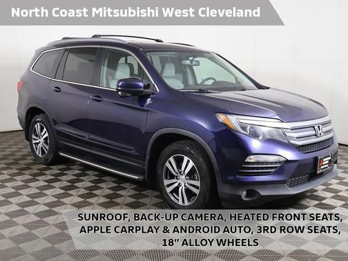 Blue 2017 Honda Pilot EX-L