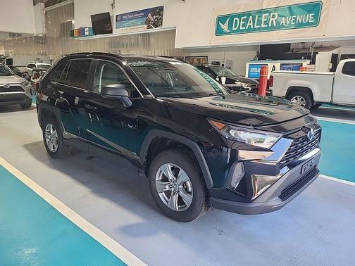 Midnight Black Metallic 2022 Toyota RAV4 Hybrid LE
