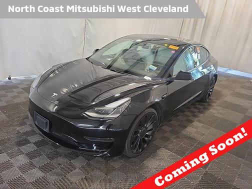Solid Black 2021 Tesla Model 3 Performance