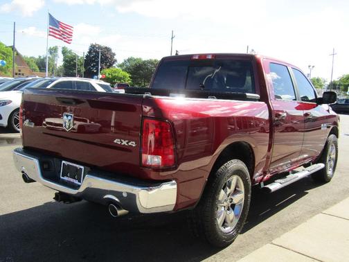 Red 2017 RAM 1500 Big Horn