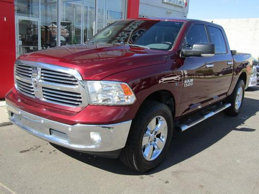 Red 2017 RAM 1500 Big Horn